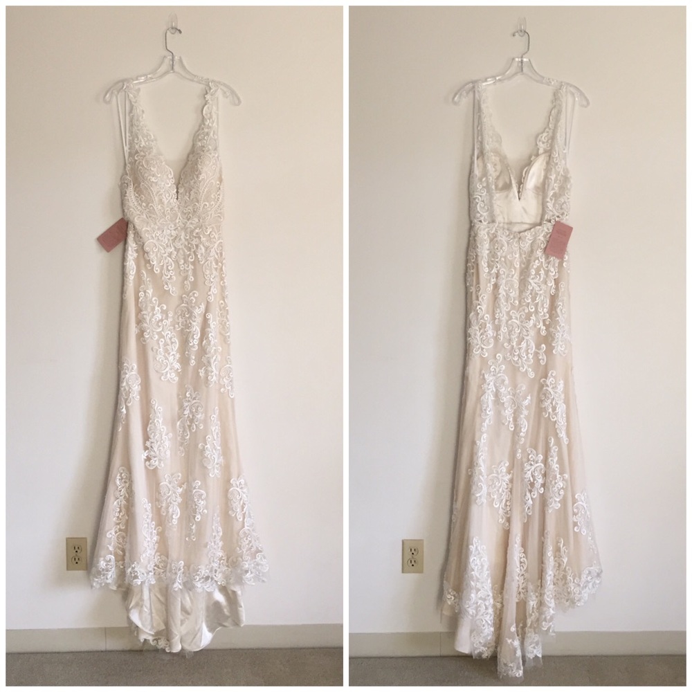 BHLDN Sookie lace tulle Gown. NEVER USED - Picture 2 of 8